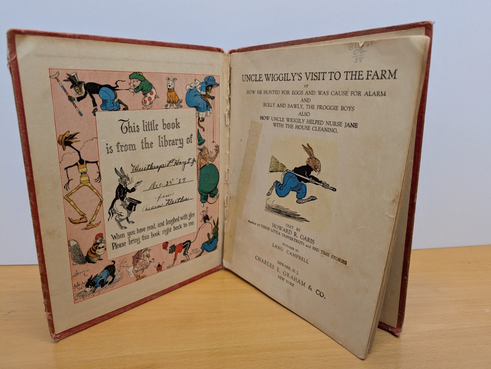 Antique UNCLE WIGGILY’S STORY BOOK 1921 A. L. BURT COMPANY