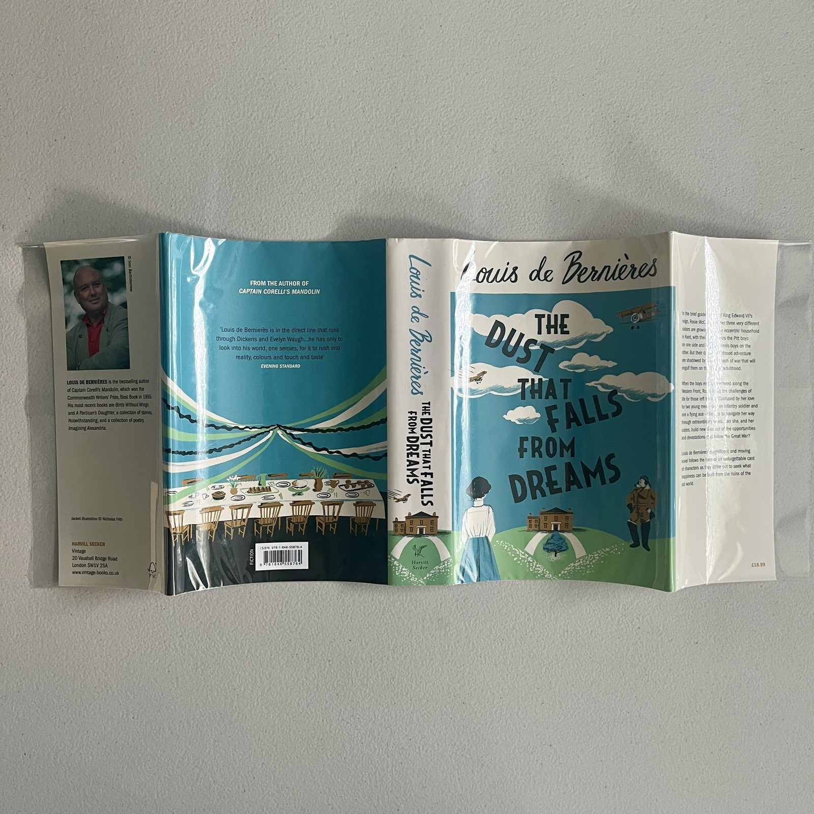 Signed 1st UK Ed/1st Print The Dust that Falls from Dreams by Louis de Bernieres