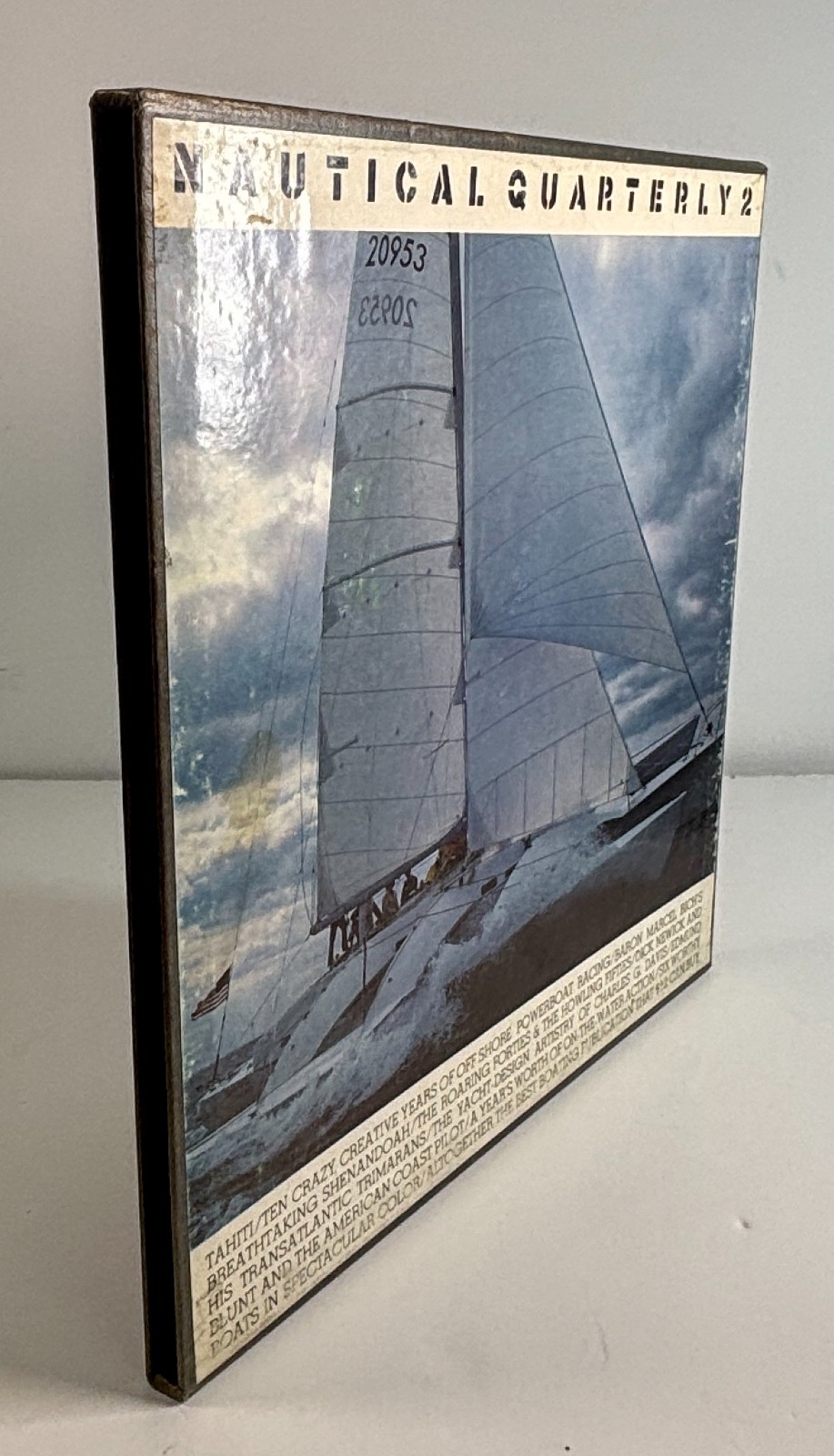 Nautical Quarterly No. 2 Vintage Sailing Magazine w/Original Slipcase VG