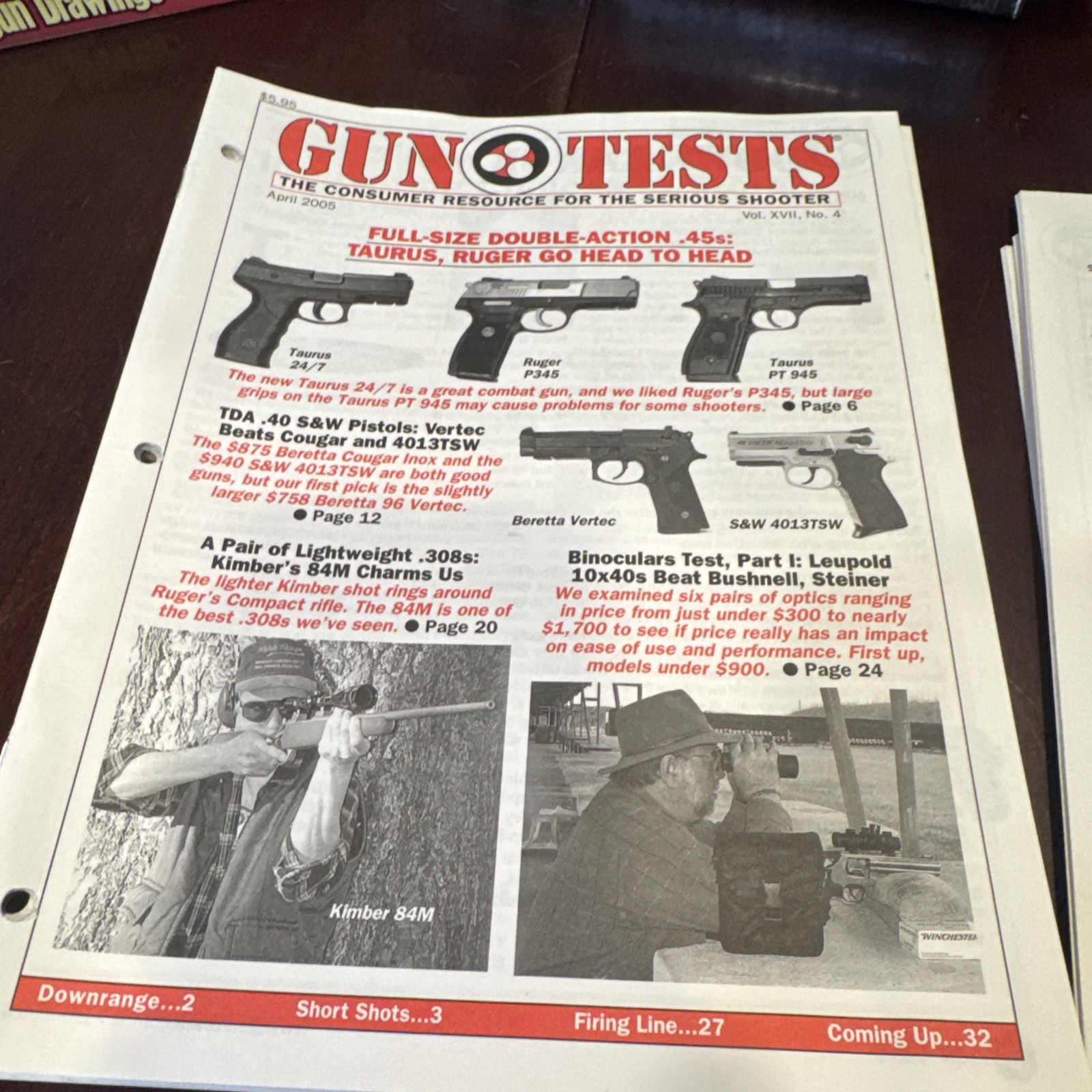 2005 Gun Tests The Consumer Resource For Serious Shooter- Volumes 1-12