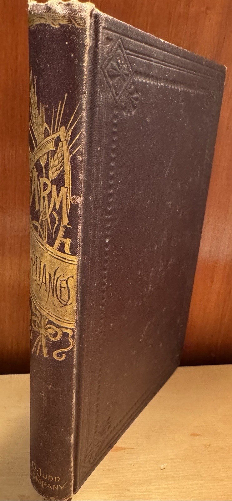 Antique Book “Farm Appliances” by George A. Martin; 1887; Incredible Illust.