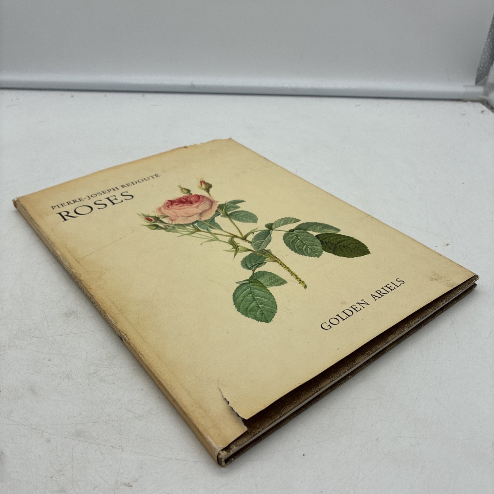 Roses by Pierre Joseph Redoute Golden Ariels First Published 1963 Dust Jacket