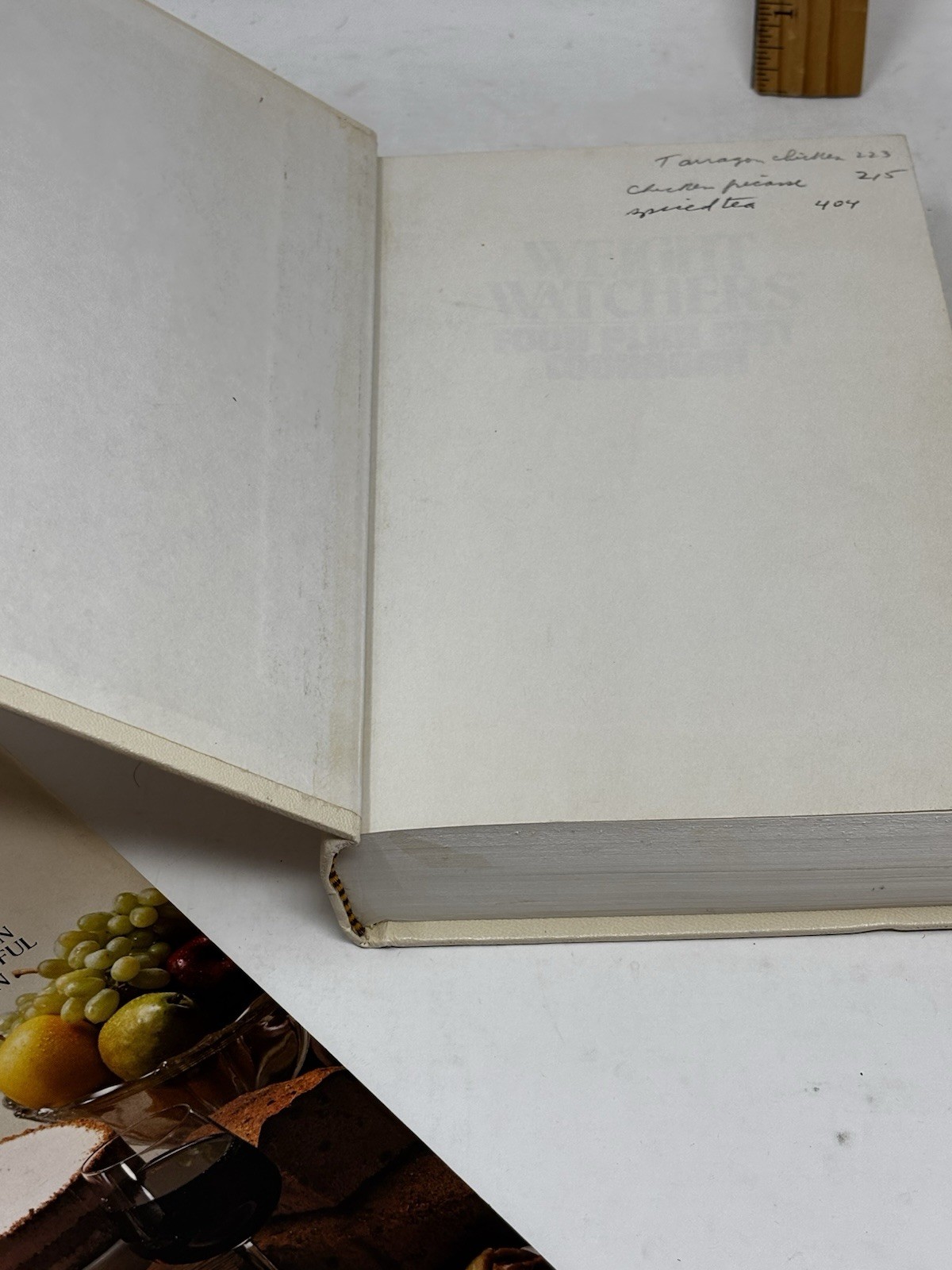 Weight Watchers Food Plan Diet Cookbook VTG Nidetch 440 pages READ