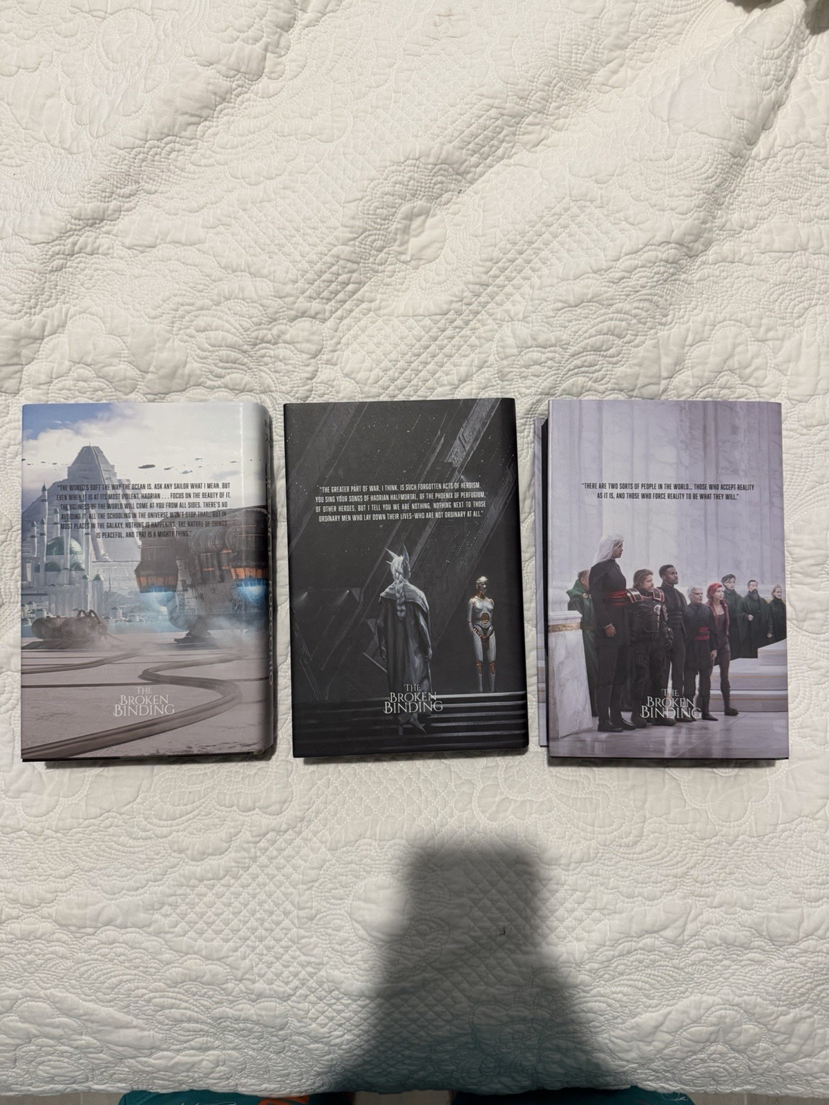 The Sun Eater 1-3 Christopher Ruocchio | SIGNED | Broken Binding