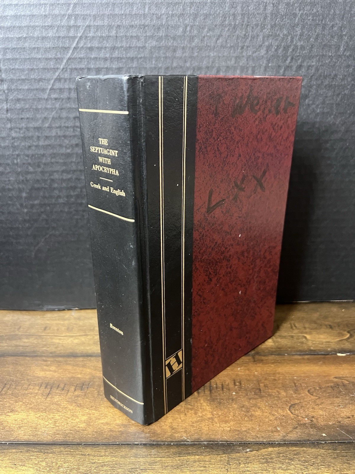 Septuagint With Apocrypha, Greek And English, 1997 Hendrickson Hardcover Edition