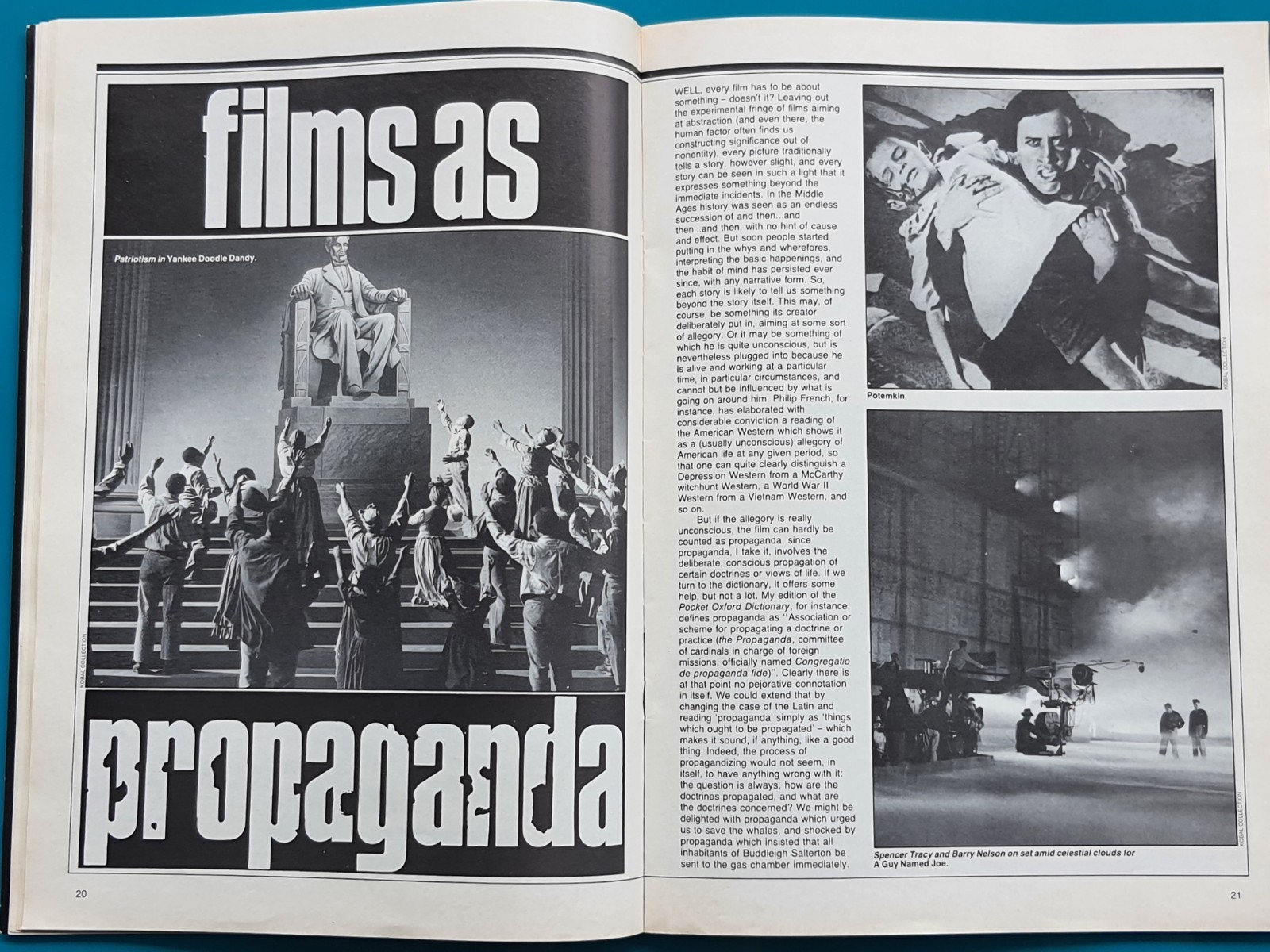 Films and Filming 1983 Superman James Bond Christopher Reeve Edward Fox Magazine