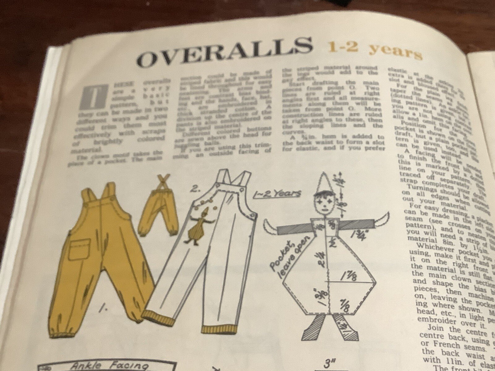 Boy & Girls Under 5 Years Fashion Pattern & Instructions Book By Enid Gilchrist