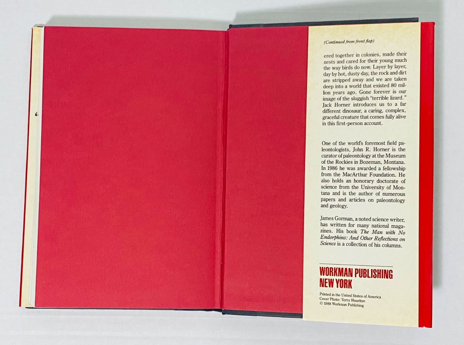 Digging Dinosaurs | Paleontology | Discoveries by John R. Horner | First Ed. HC
