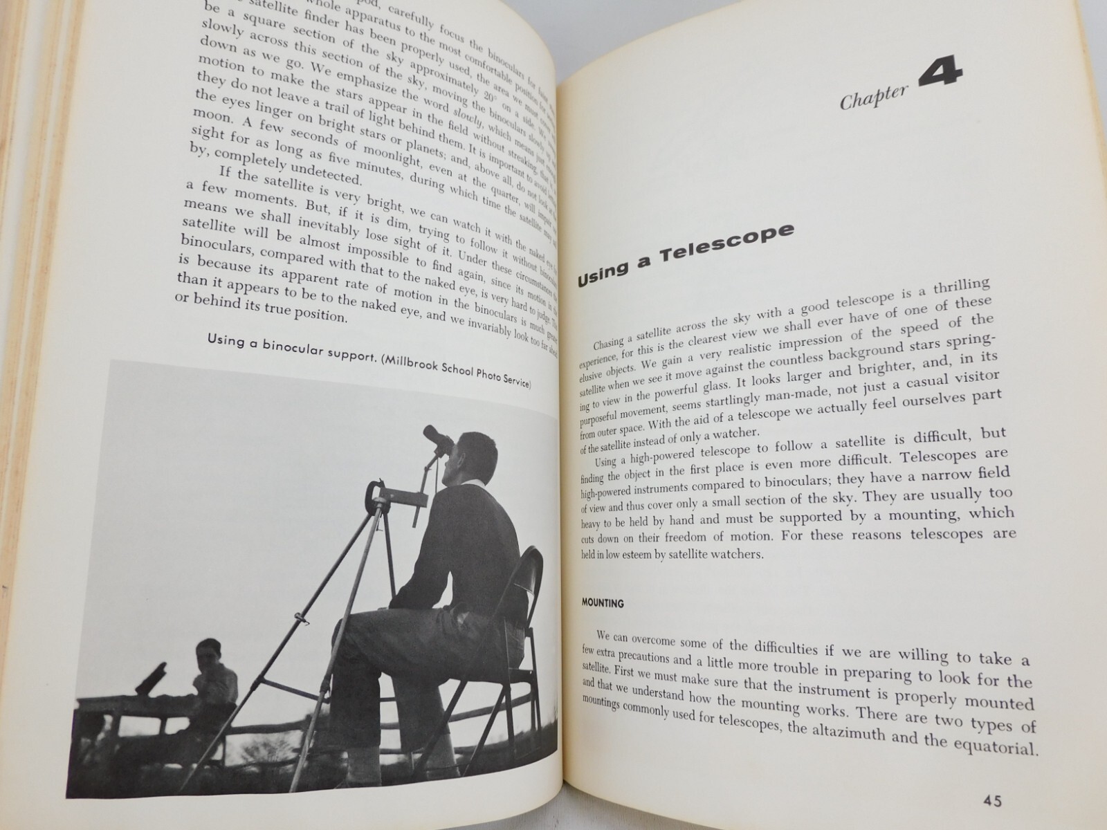 1958 Satellite Observing by N E Howard Handbook Illustrated HC 136 Pages