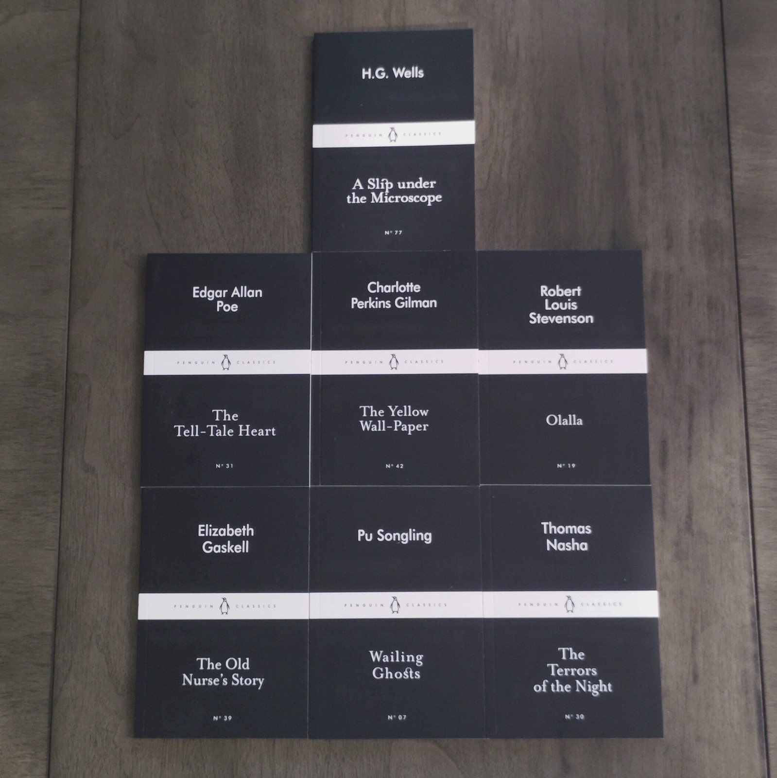 Gothic Horror Ghost Stories Poe Stevenson Penguin Little Black Classics Lot of 7