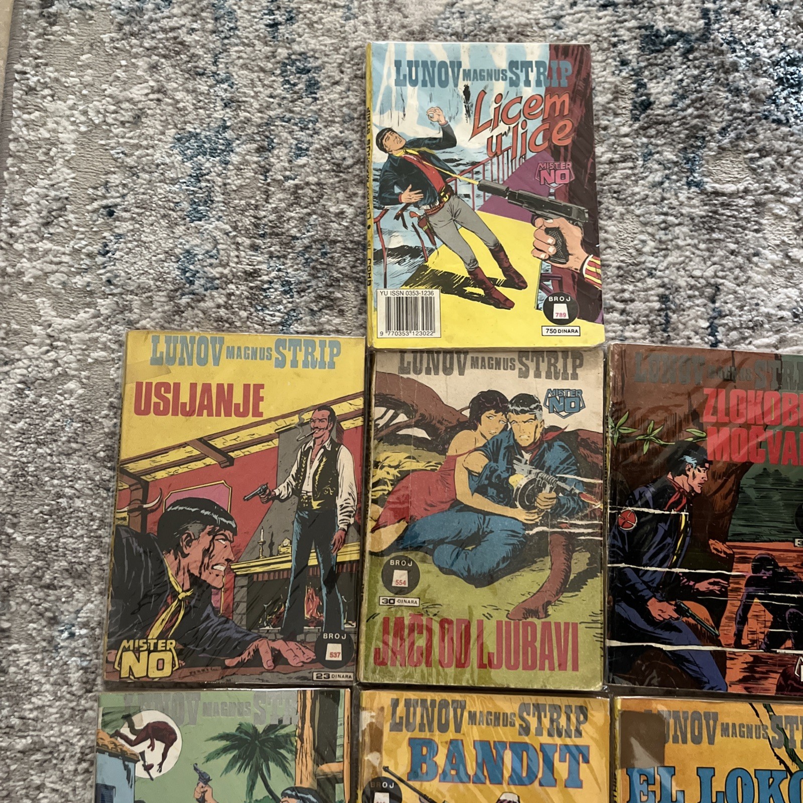 MISTER NO LUNOV MAGNUS STRIP LOT 10 KOMADA