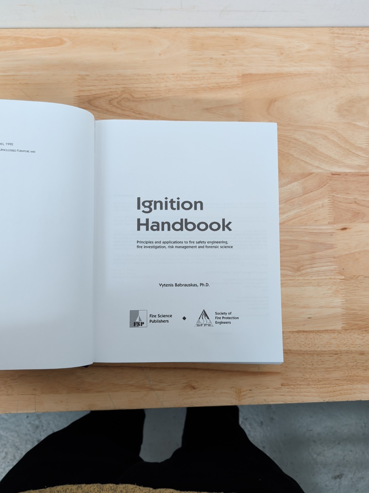 Ignition Handbook: Principles and Applications to Fire Safety Engineering…