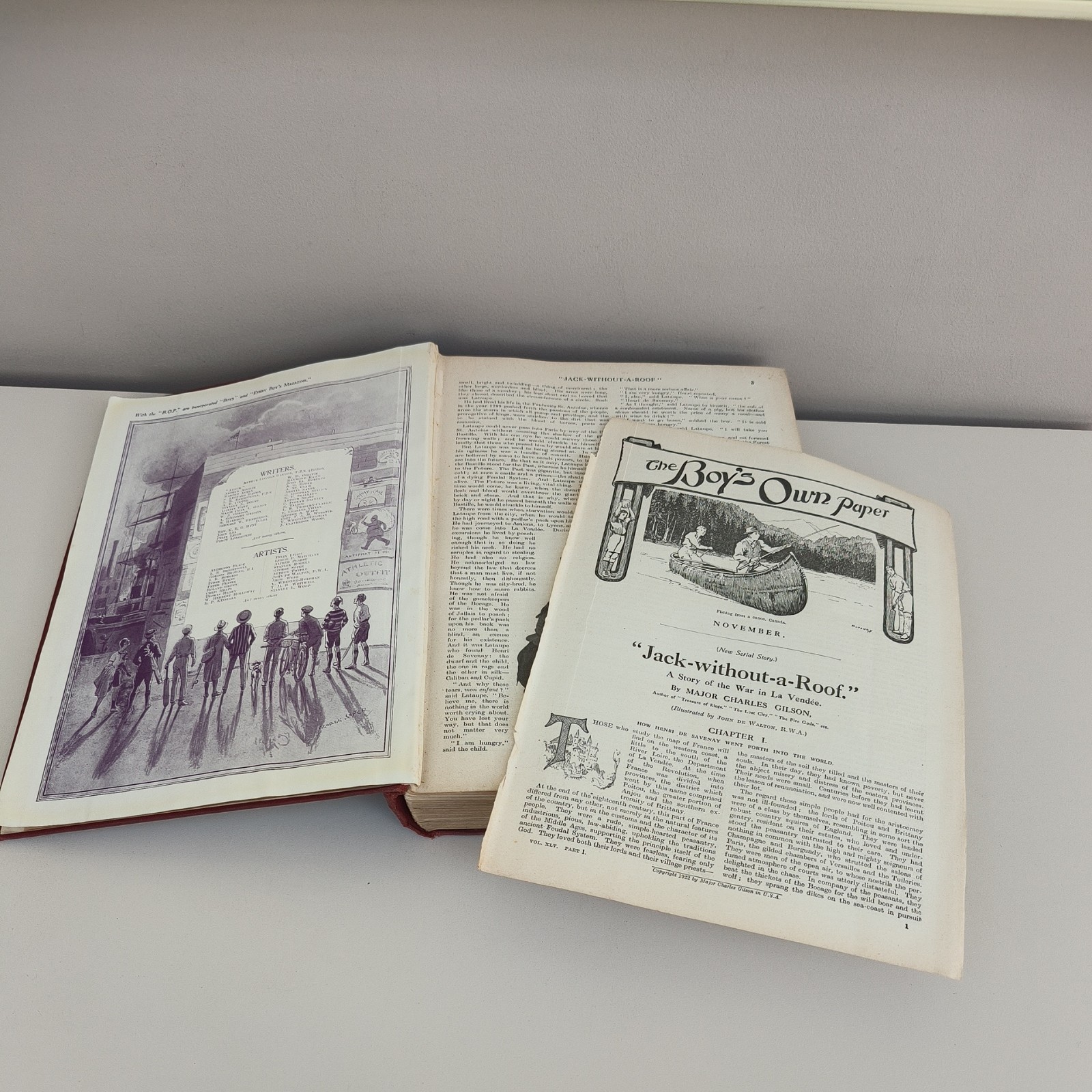 Antique The Boy’s Own Annual 1922 Volume 45 Illustrated Hardback Book 784 Pages