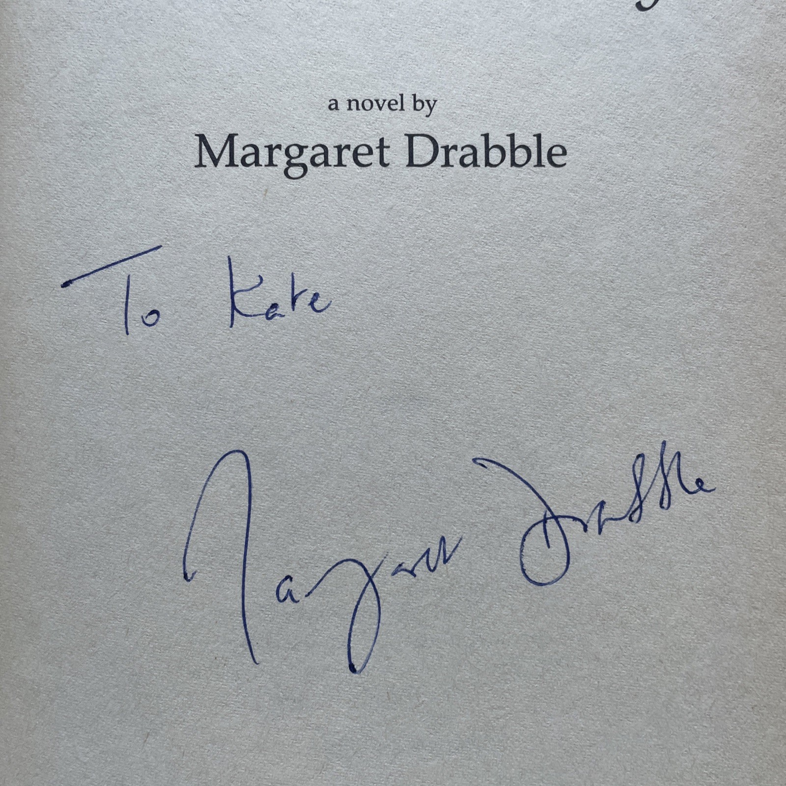 Margaret Drabble ‘The Radiant Way’ Signed Hardback First Edition w/ Dust Jacket