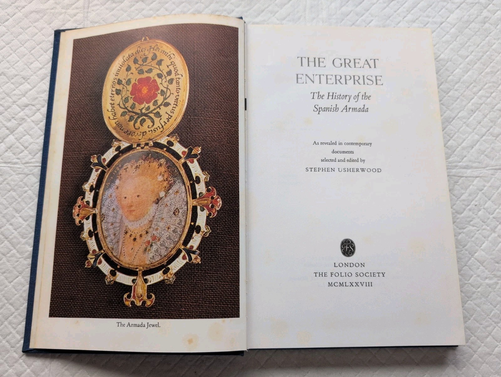 The Great Enterprise The History of the Spanish Armada 1978 Folio Society (B113)