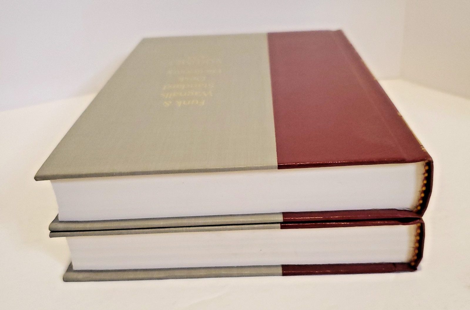 Funk and Wagnalls Standard Desk Dictionary Volumes 1 and 2 Set Hardcover 1984