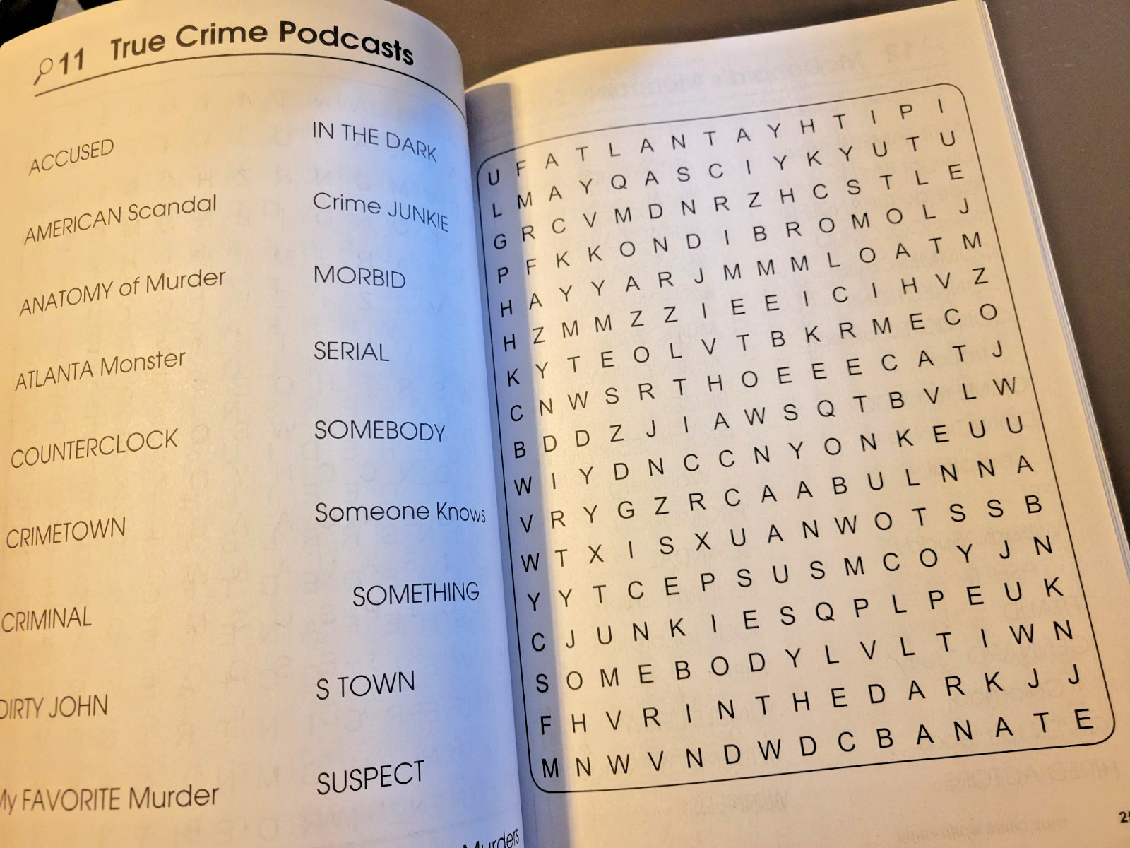 True Crime Word-Finds Large Print Puzzle Book by Kappa