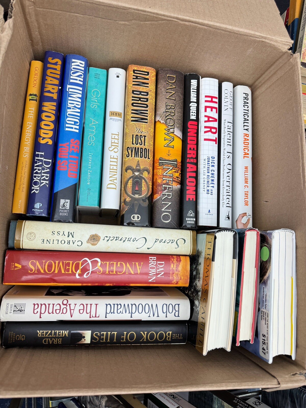 15 Pounds of Various Very Good Condition Books to Stock Little Free Library LFL