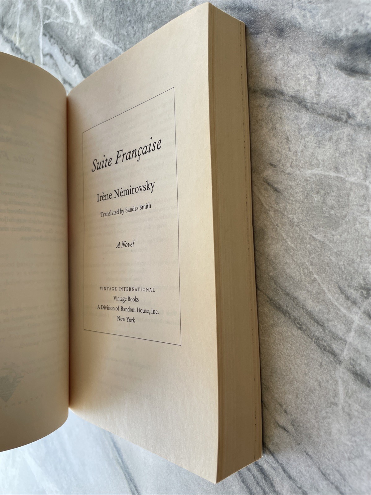 Suite Francaise Irene Nemirovsky PBK 2006 Francais