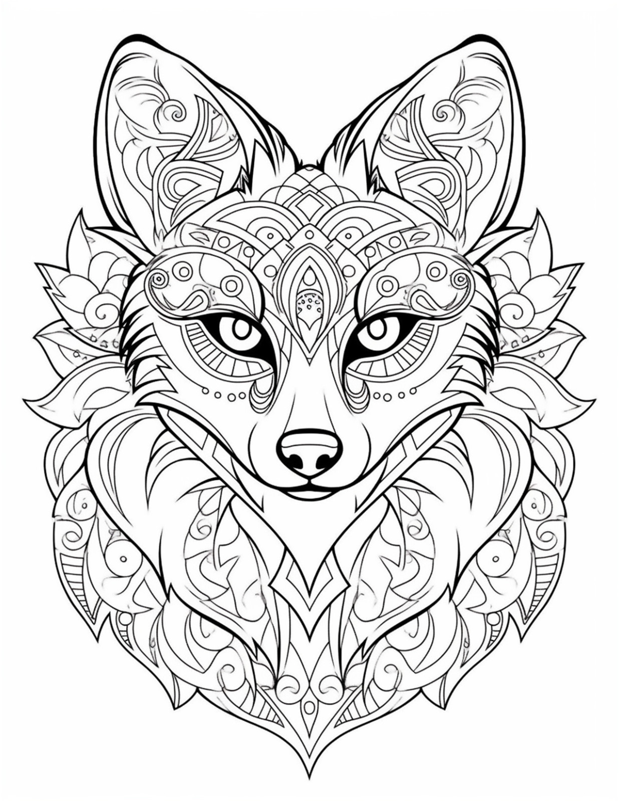 animal mandalas coloring bookfun fo all ages