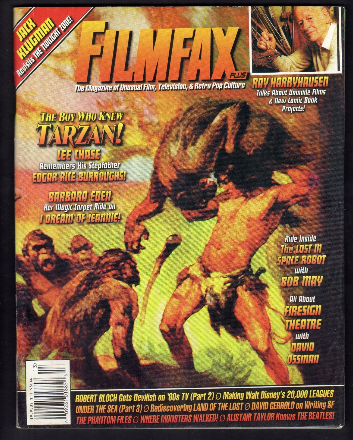 Film Fax Issue 113 Jan/Mar 2007 Tarzan cover by J. Allen St. John