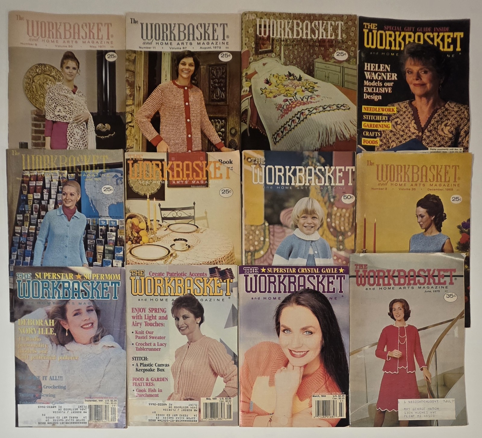Lot 120 The Workbasket Illustrated Magazine From 1960’s – 1970’s Vintage Crochet