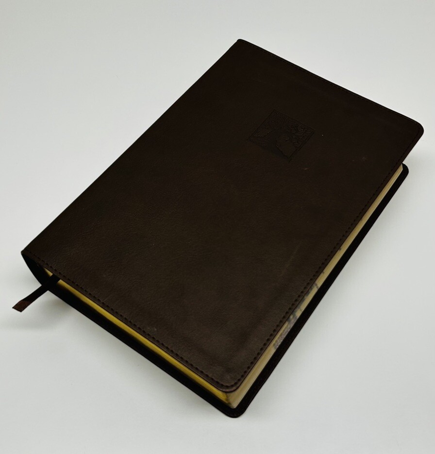Brown NIV God’s Justice Holy Bible Zondervan 2016 Ribbon Marker Italian Duo-Tone