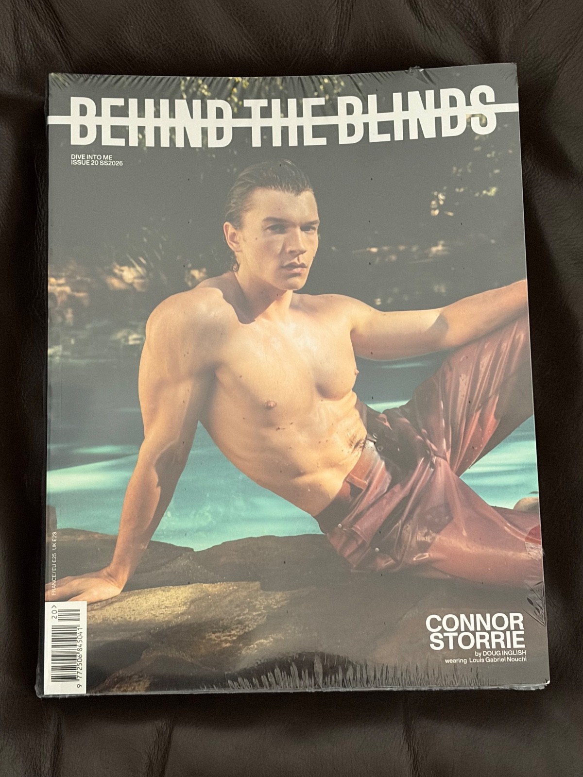 CONNOR STORRIE Behind the Blinds magazine #20 Spring Summer 2026 Heated Rivalry