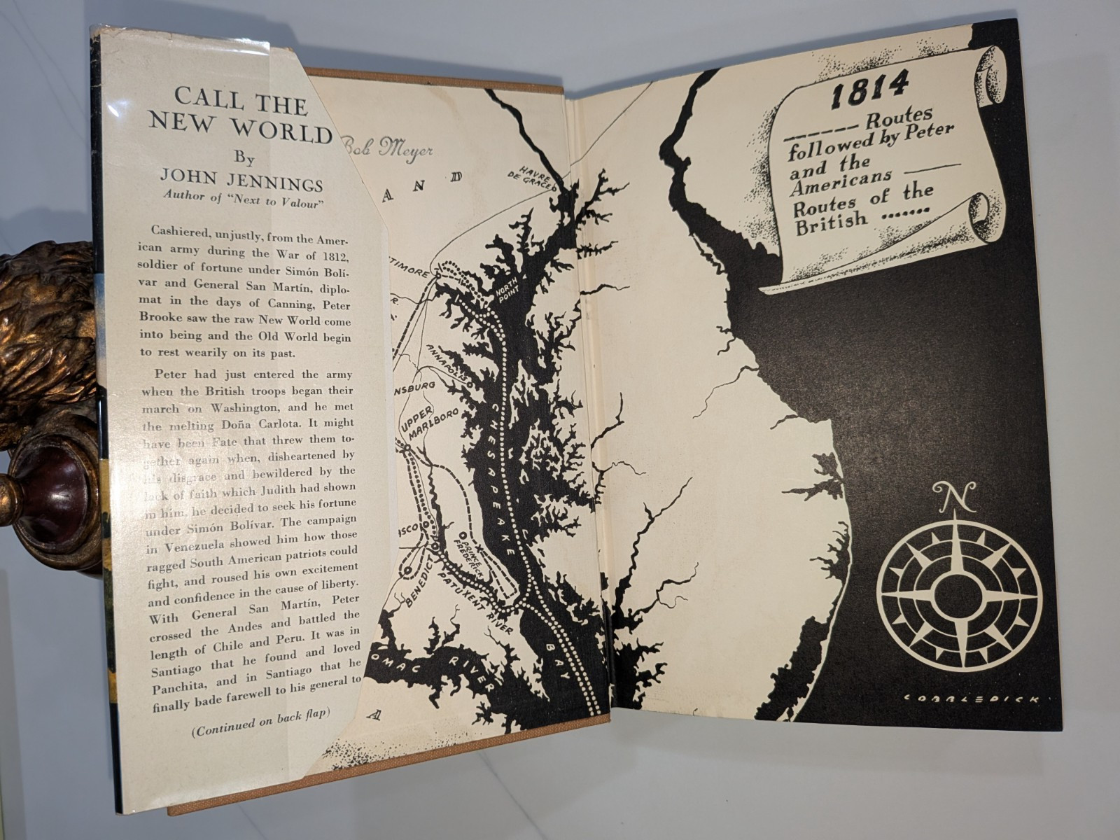 Call the New World – John Jennings | 1941 | Macmillan – 1st Printing w/ DJ