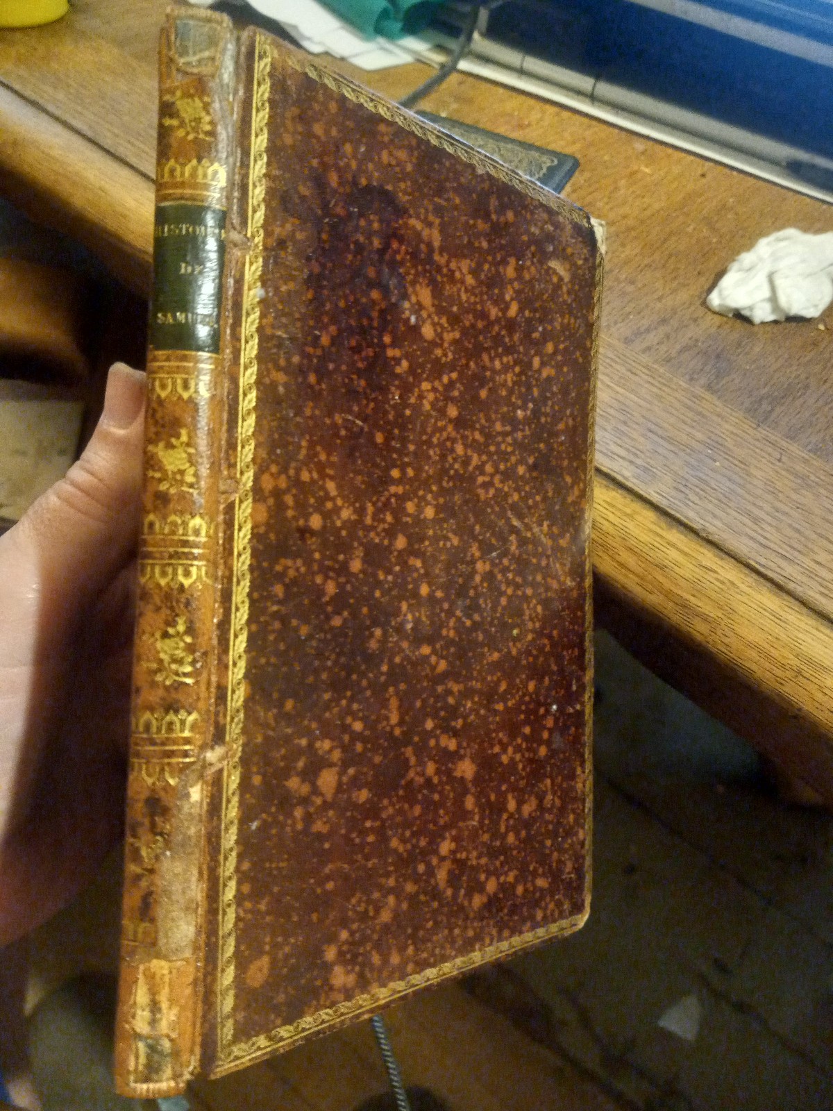 1822 HISTORY BOOK IN FRENCH SIGNED BY MARIO PEDRO ARATA! – HISTOIRE DE SAMUEL
