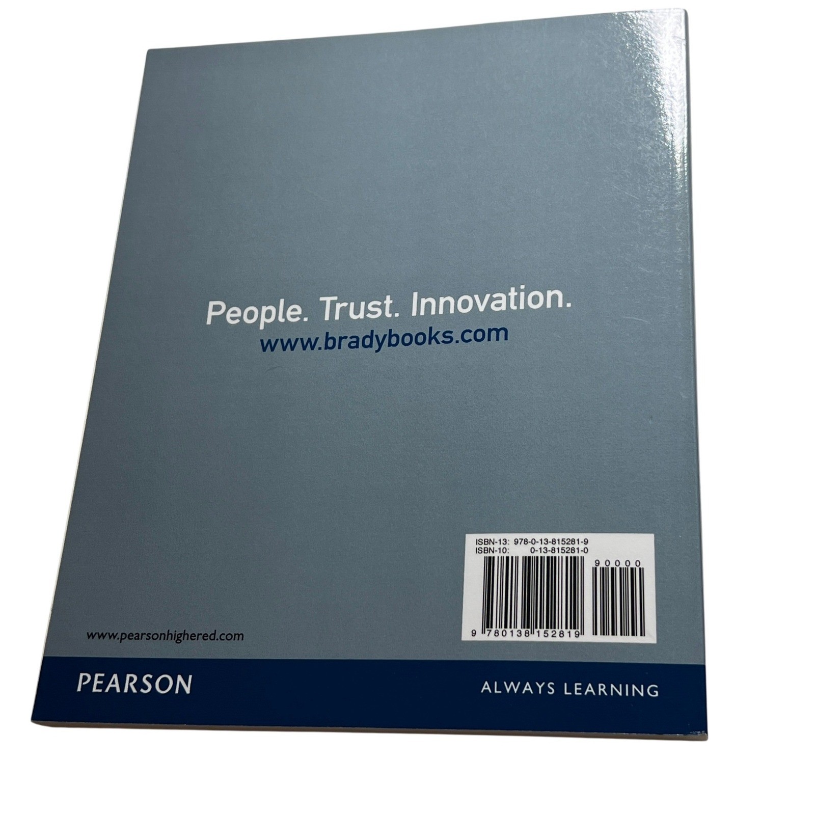 Pearson EMS Quality Management & Research Book Bruce Evans EMS Management Series