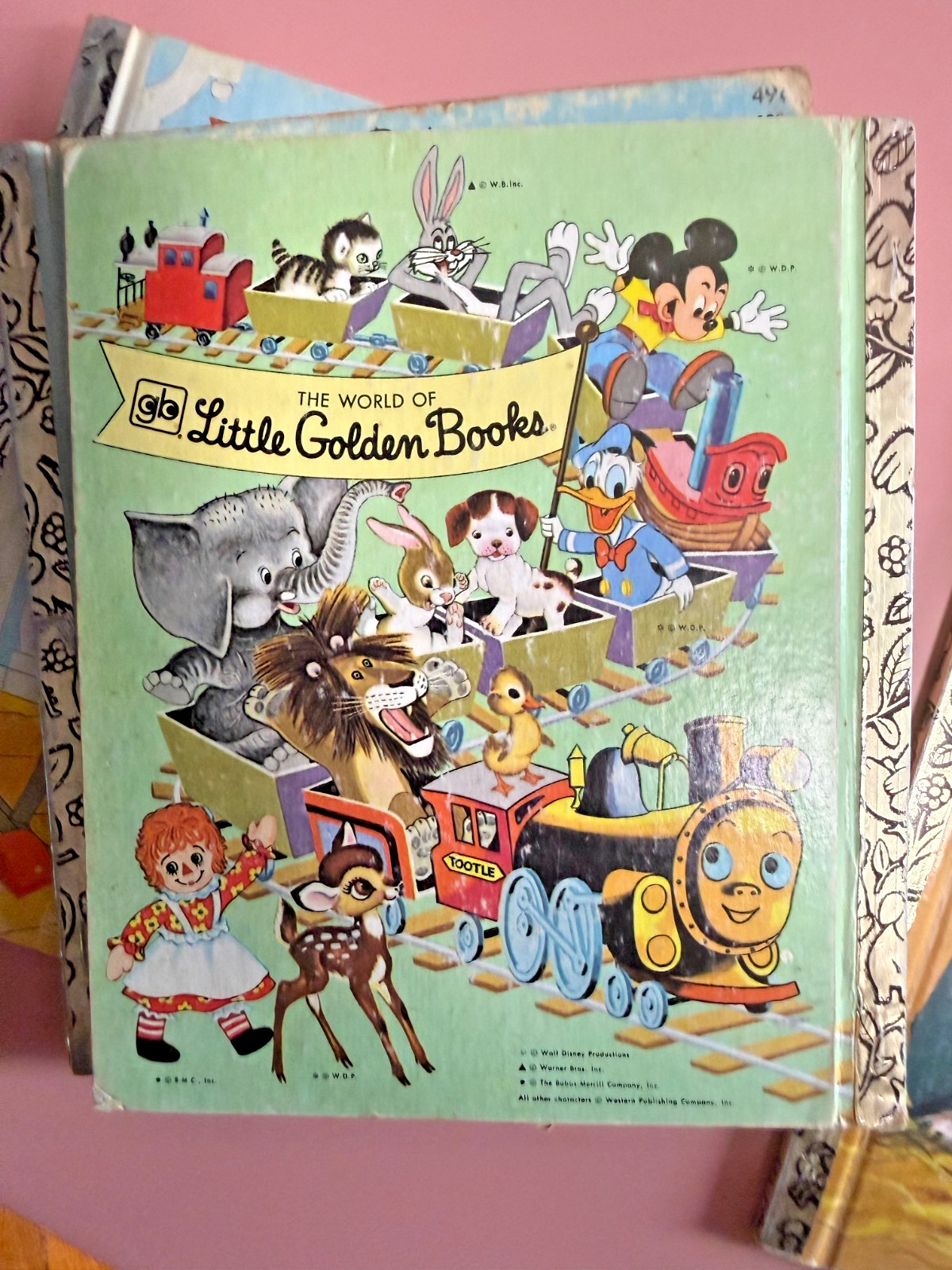 Little Golden Books Vintage Lot Of Five Books Hiram’s Red Shirt, Smoky The Bear