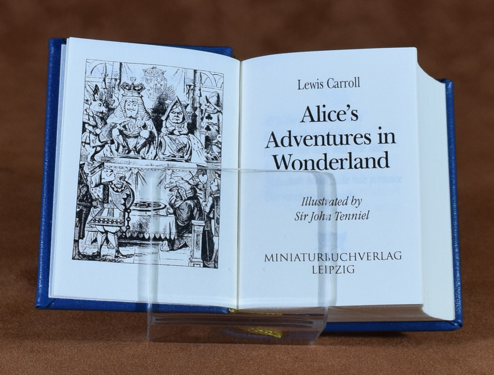 MINIATURE BOOK MINI BOOK Alice´s Adventures in Wonderland