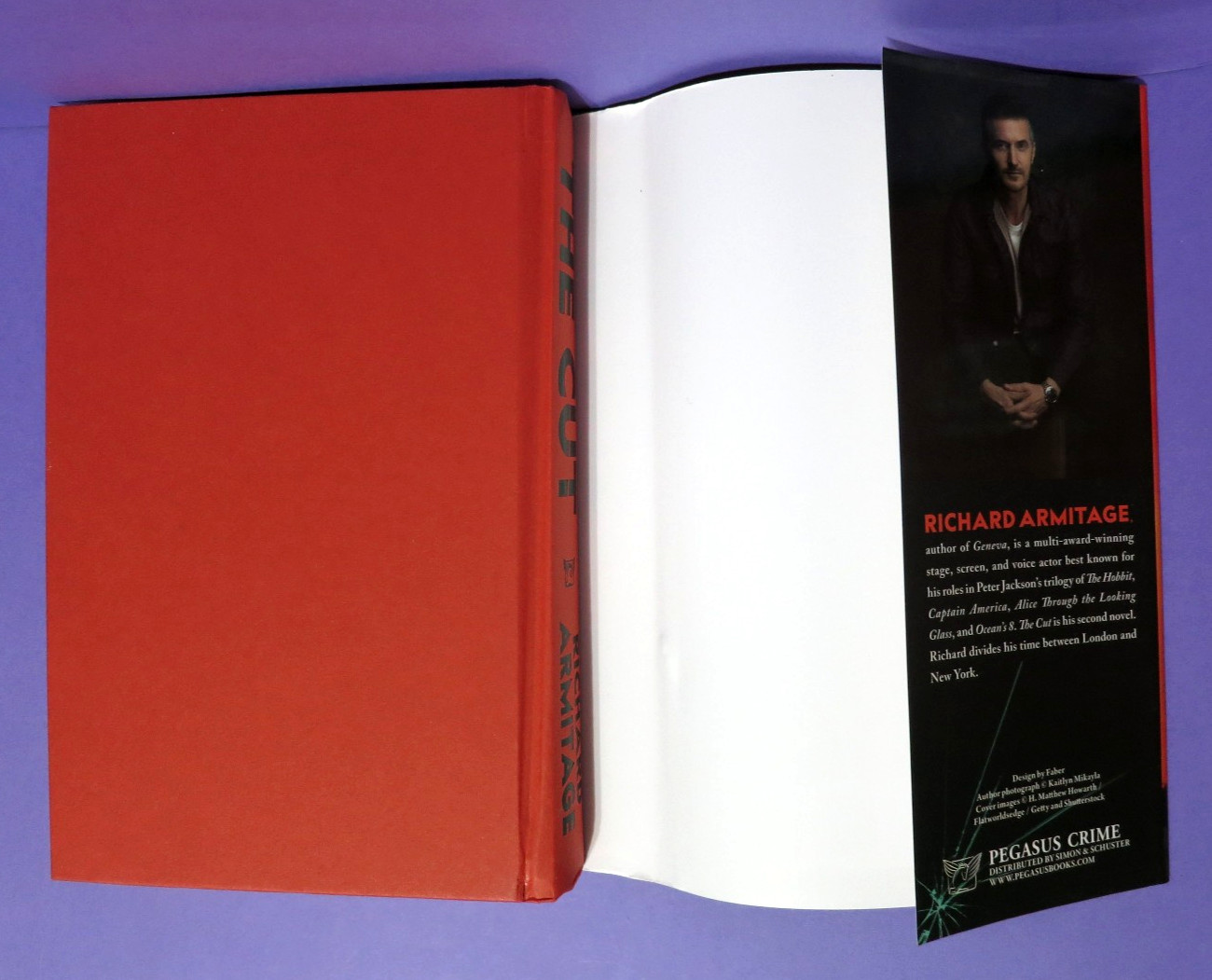 The Cut SIGNED Richard Armitage 2025 1st Edition/1st Print Hardcover DJ