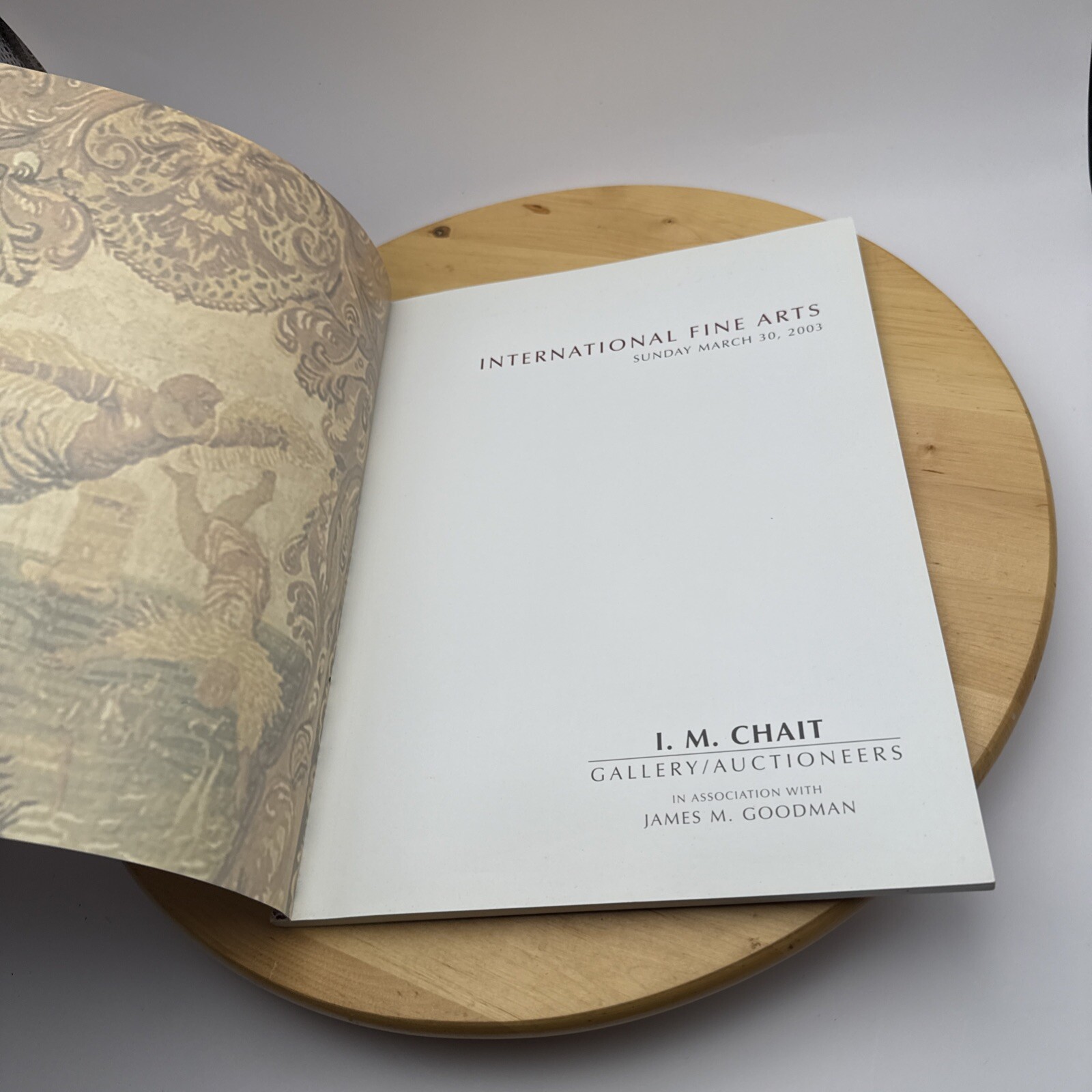 IM Chait Beverly Hills Fine Arts Auction Catalog 2003 Illustrated