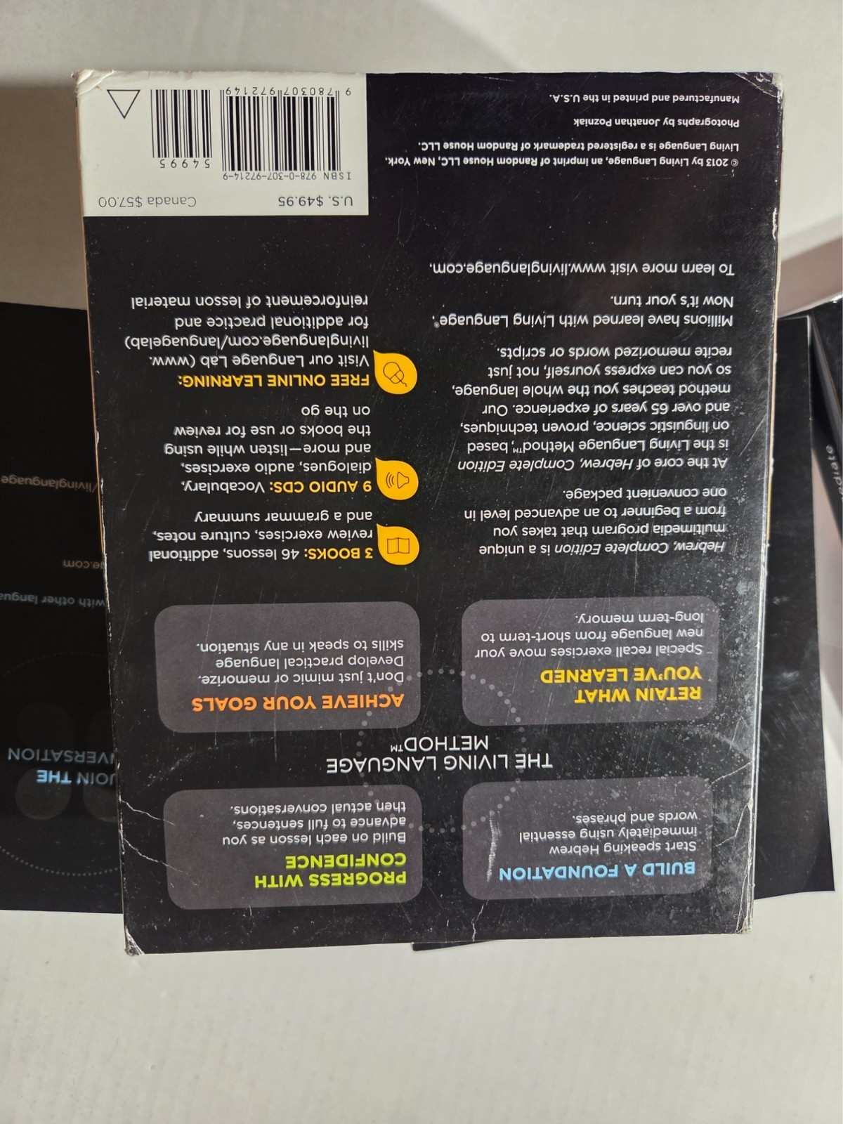 Living Language Hebrew, Complete Edition (Missing CDs)