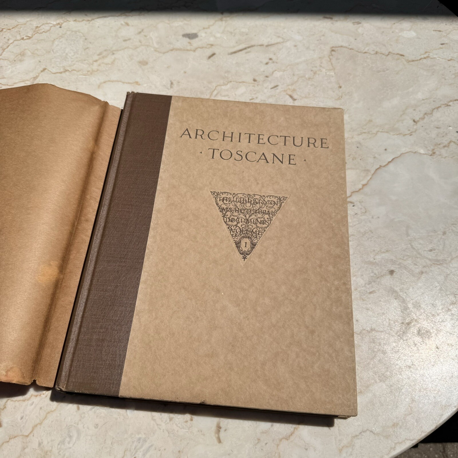 John V. VAN PELT / Architecture Toscane 1923, Pencil Point Press