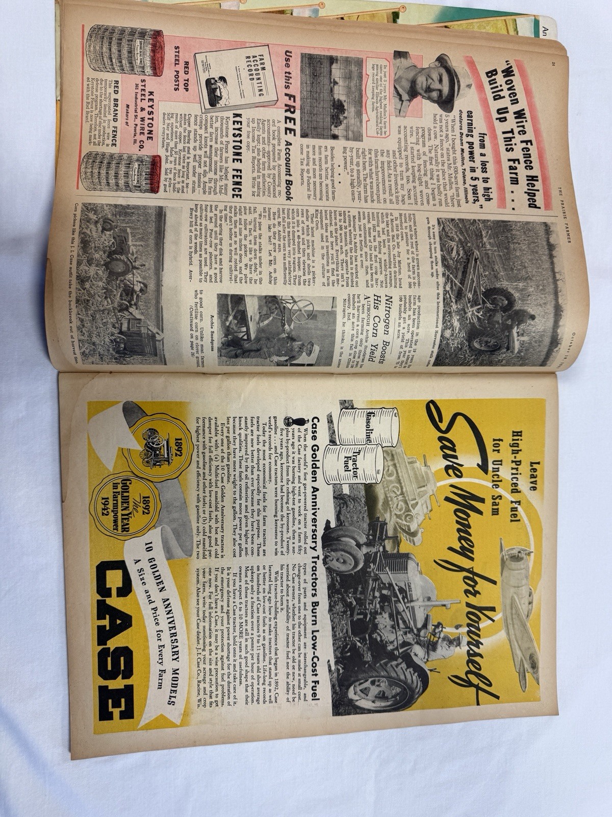 The Prairie Farmer October 18th 1941 Centennial Corn Number