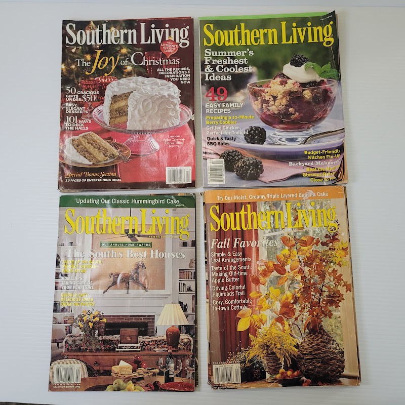 HUGE Southern Living Magazines Lot x15 Bundle 2000s 2010s Special Xmas Cooking