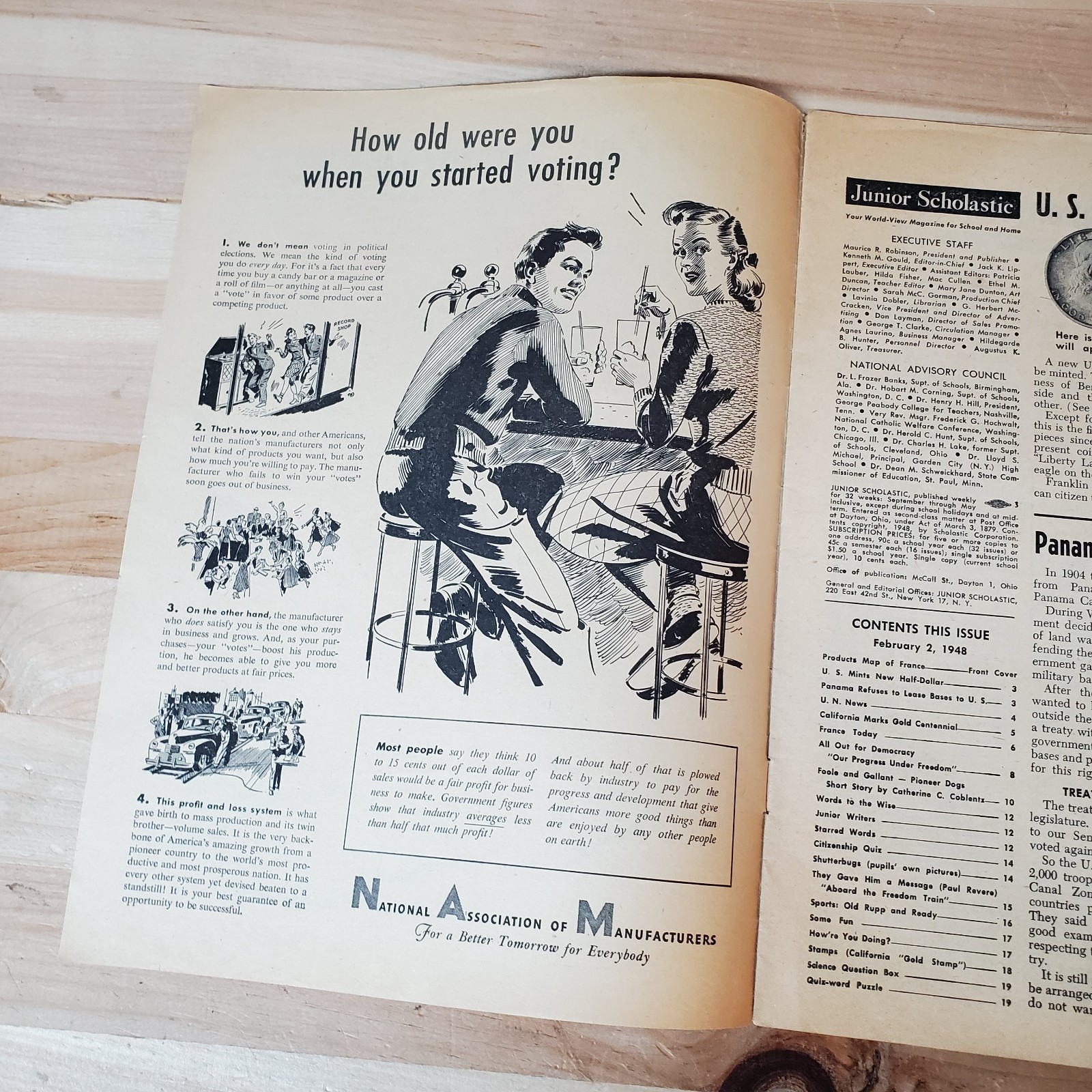 JUNIOR SCHOLASTIC Feb. 2, 1948 FRANCE TODAY Your World View Magazine