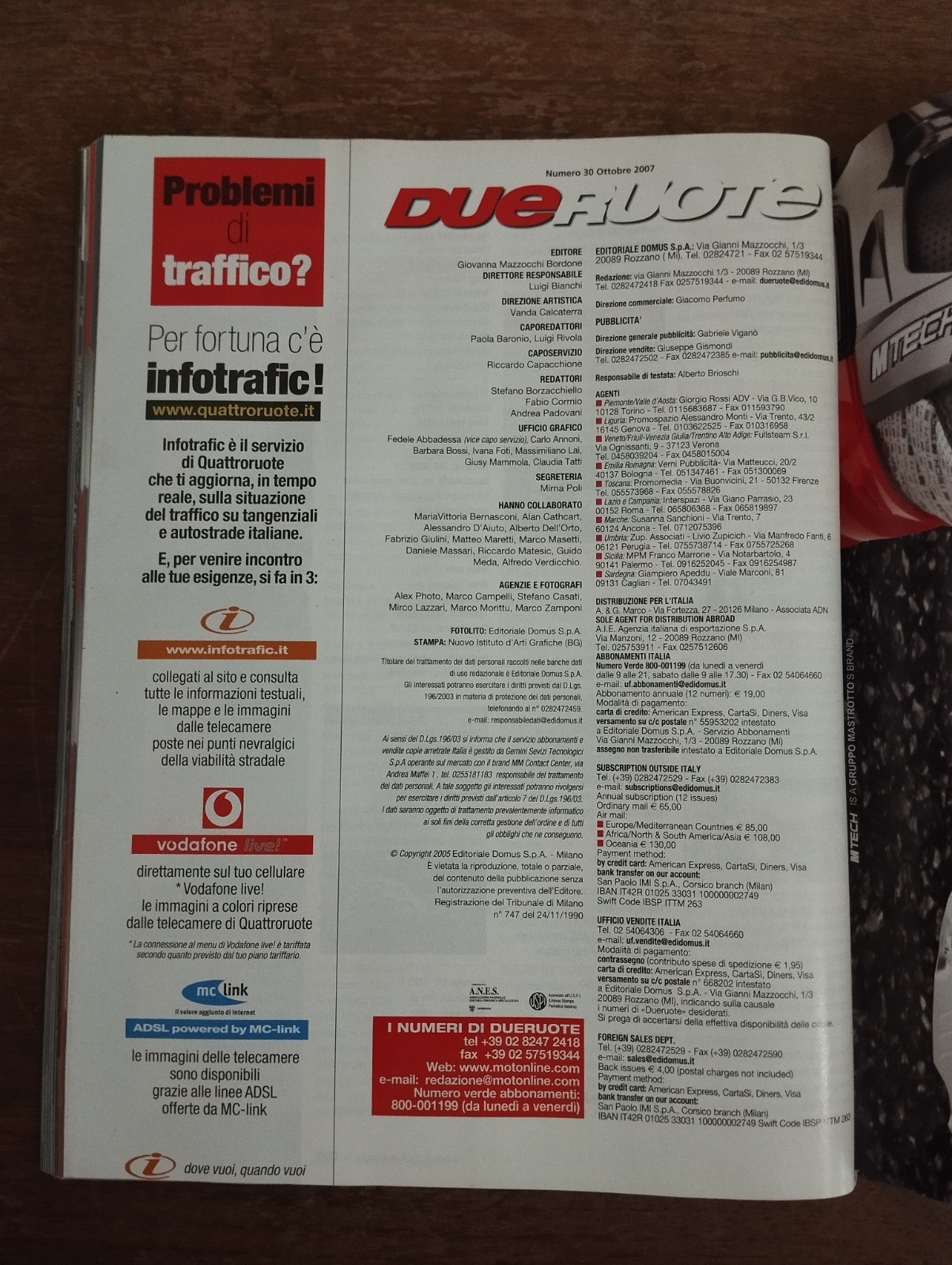 2007 10 DUERUOTE OTTOBRE 2007 N.30 DUCATI DESMOSEDICI RR STONER CAPIREX BUELL
