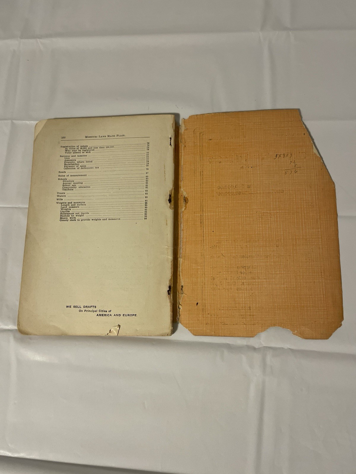 1905 Missouri Laws Made Plain Book N.T. Gentry Legal Reference Antique Vintage