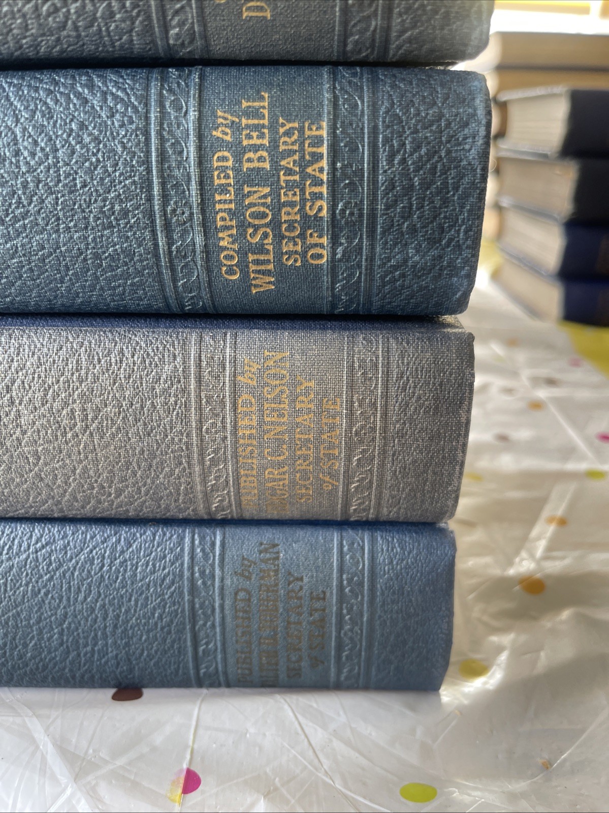 1941 – 1950 Official Manual State Missouri blue book Dwight H Brown 5 Book Lot
