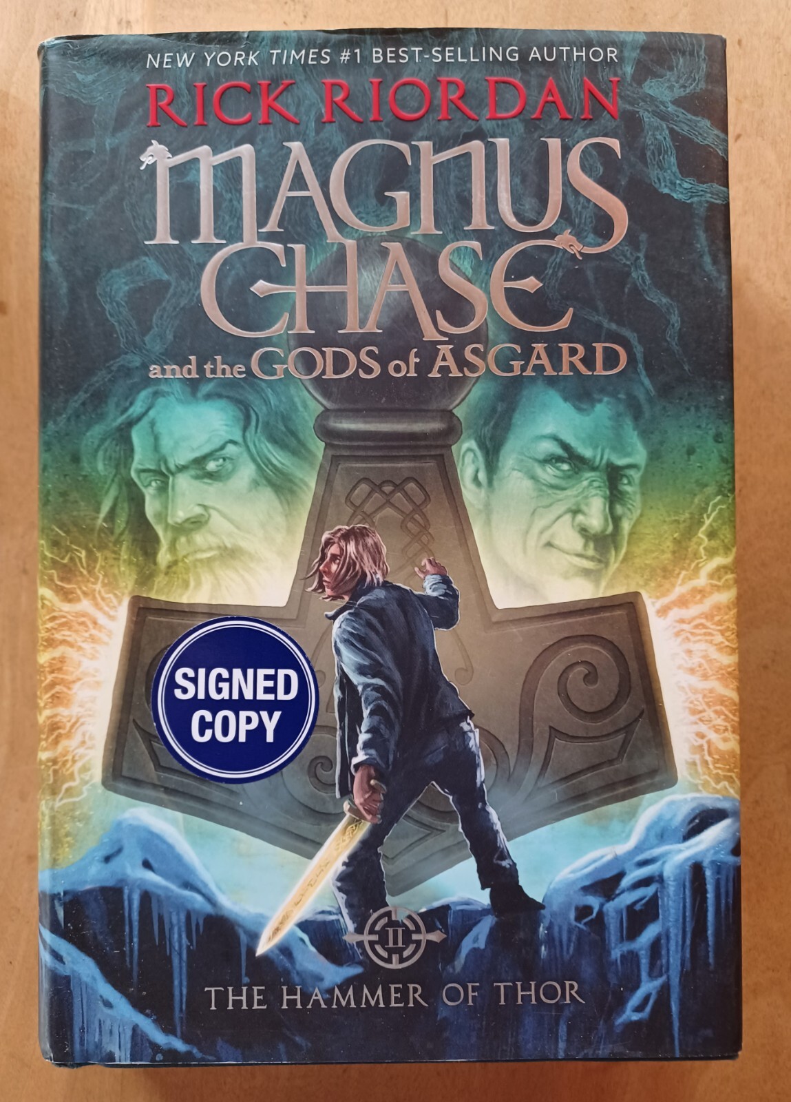 Hammer Of Thor, RICK RIORDAN SIGNED Hardcover, 1st Edition First Printing