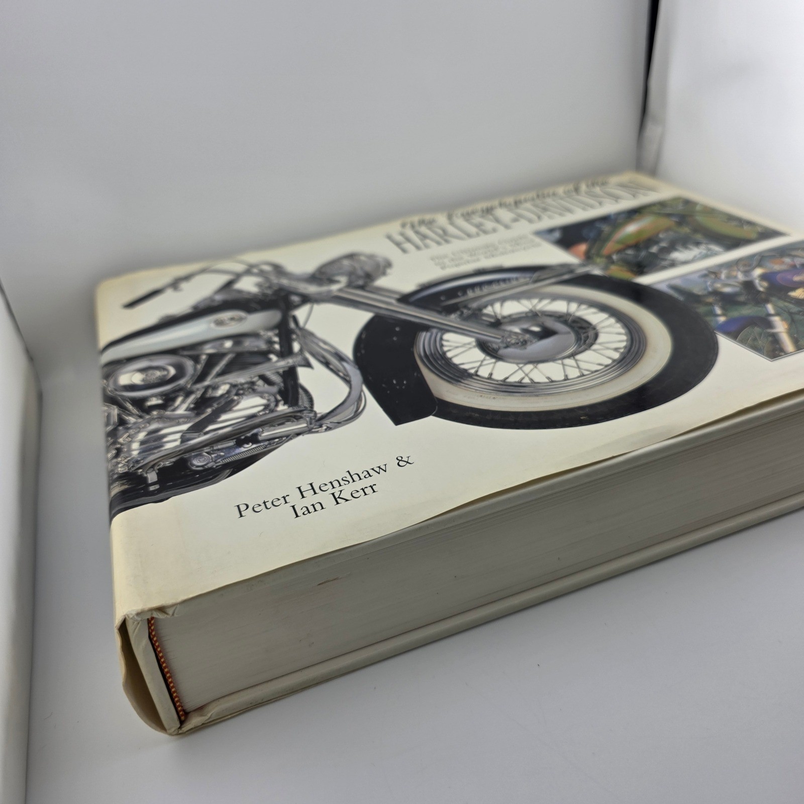 The Encyclopedia of the Harley-Davidson Hardcover Peter Henshaw Ian Kerr 2001