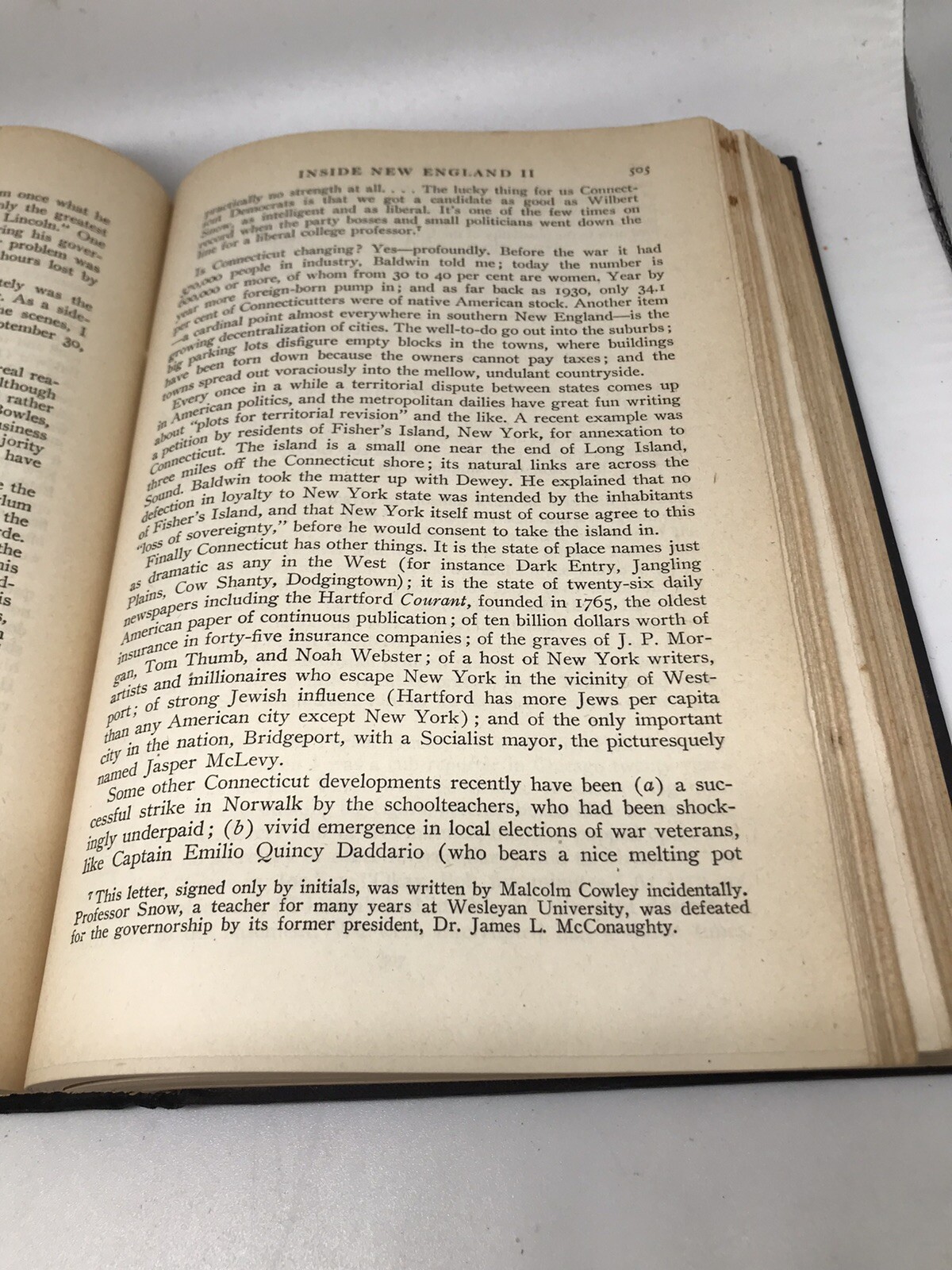 Inside USA History Hardcover Book John Gunther Harper Brothers 1947 1st Edition