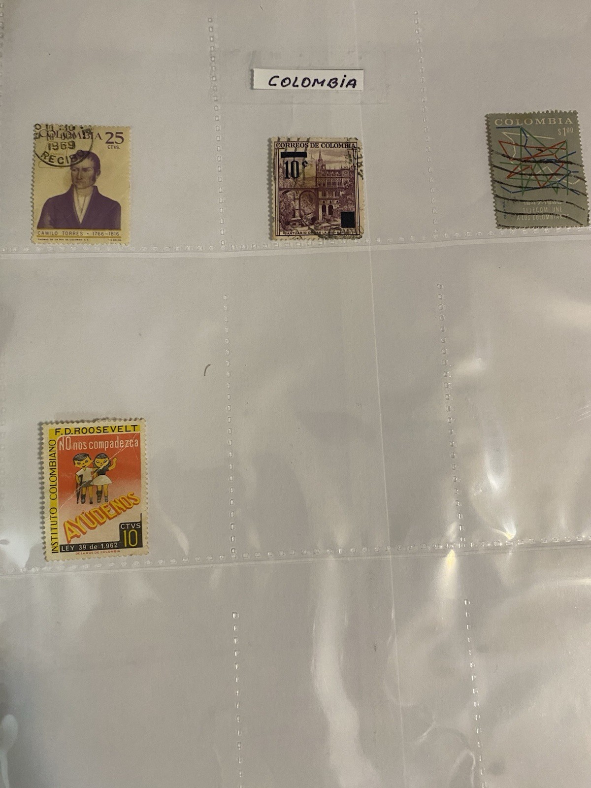 Coleccion De Stampillas De Varios Pauses Del Mundo Usadas