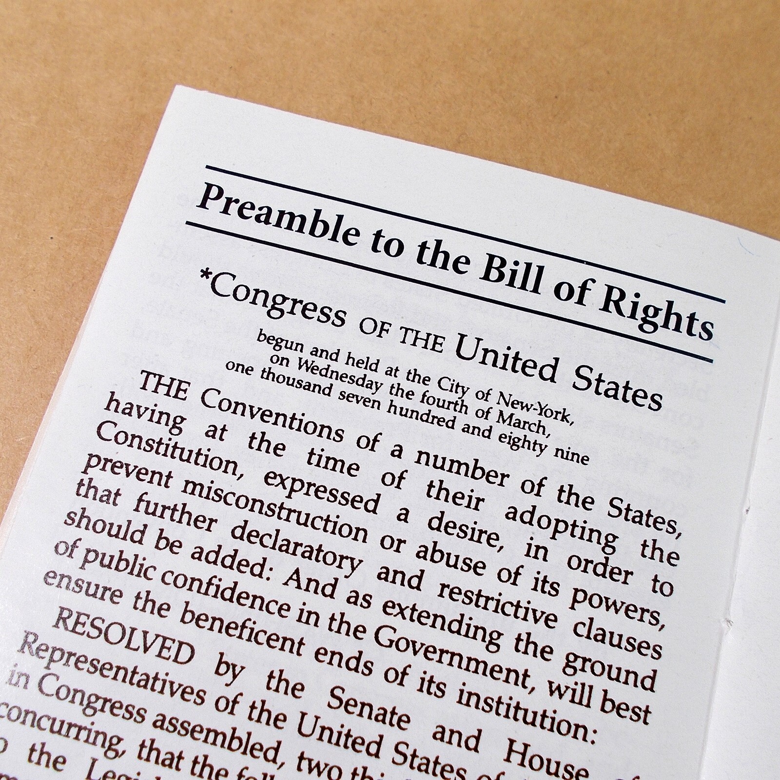 5 COPIES! U.S. Pocket Constitution, Declaration of Independence, Bill of Rights
