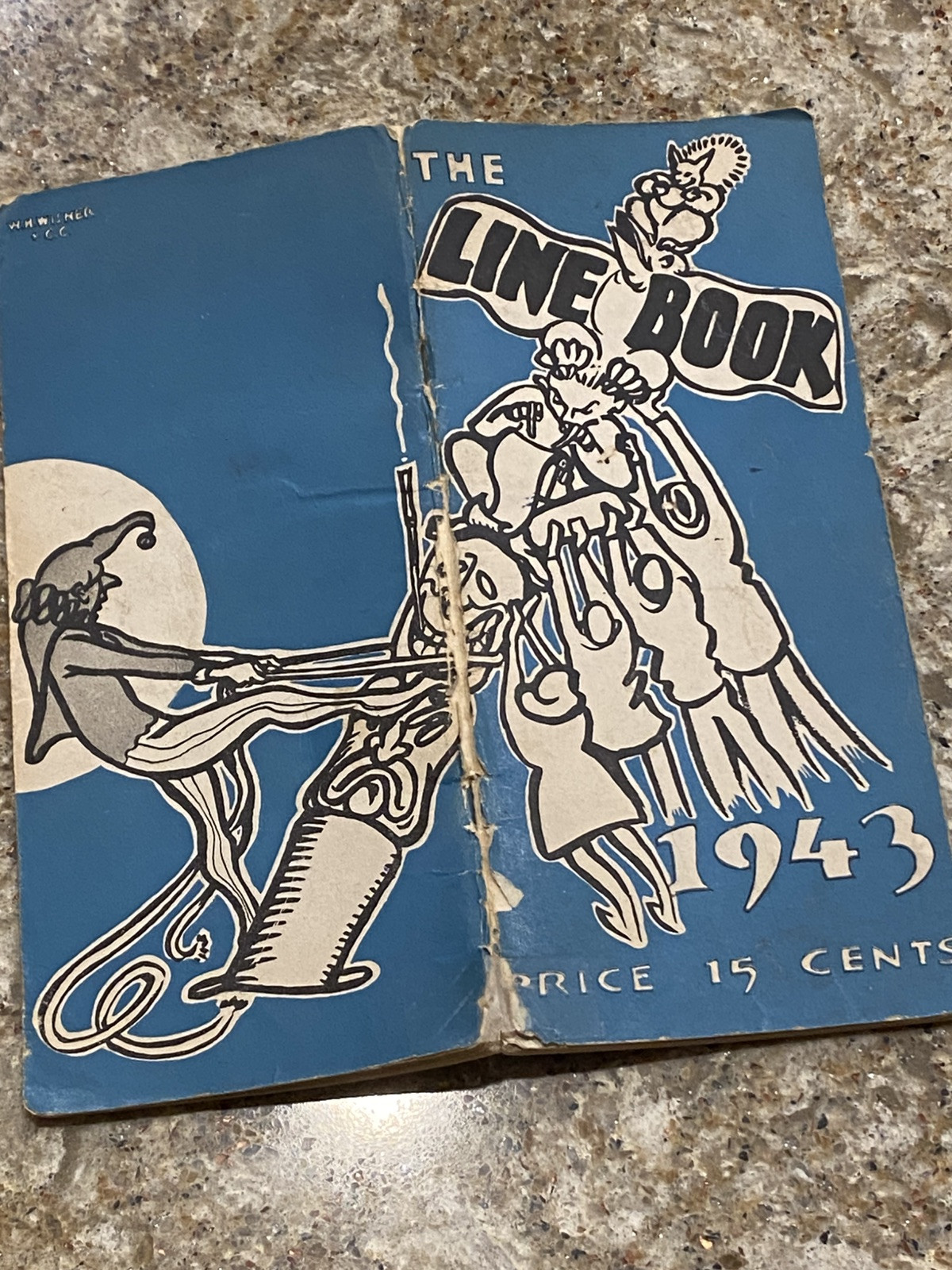 Vintage WWII Era CHICAGO TRIBUNE 1943 1944 LINE BOOK Quotes Wit Poetry Ephemera
