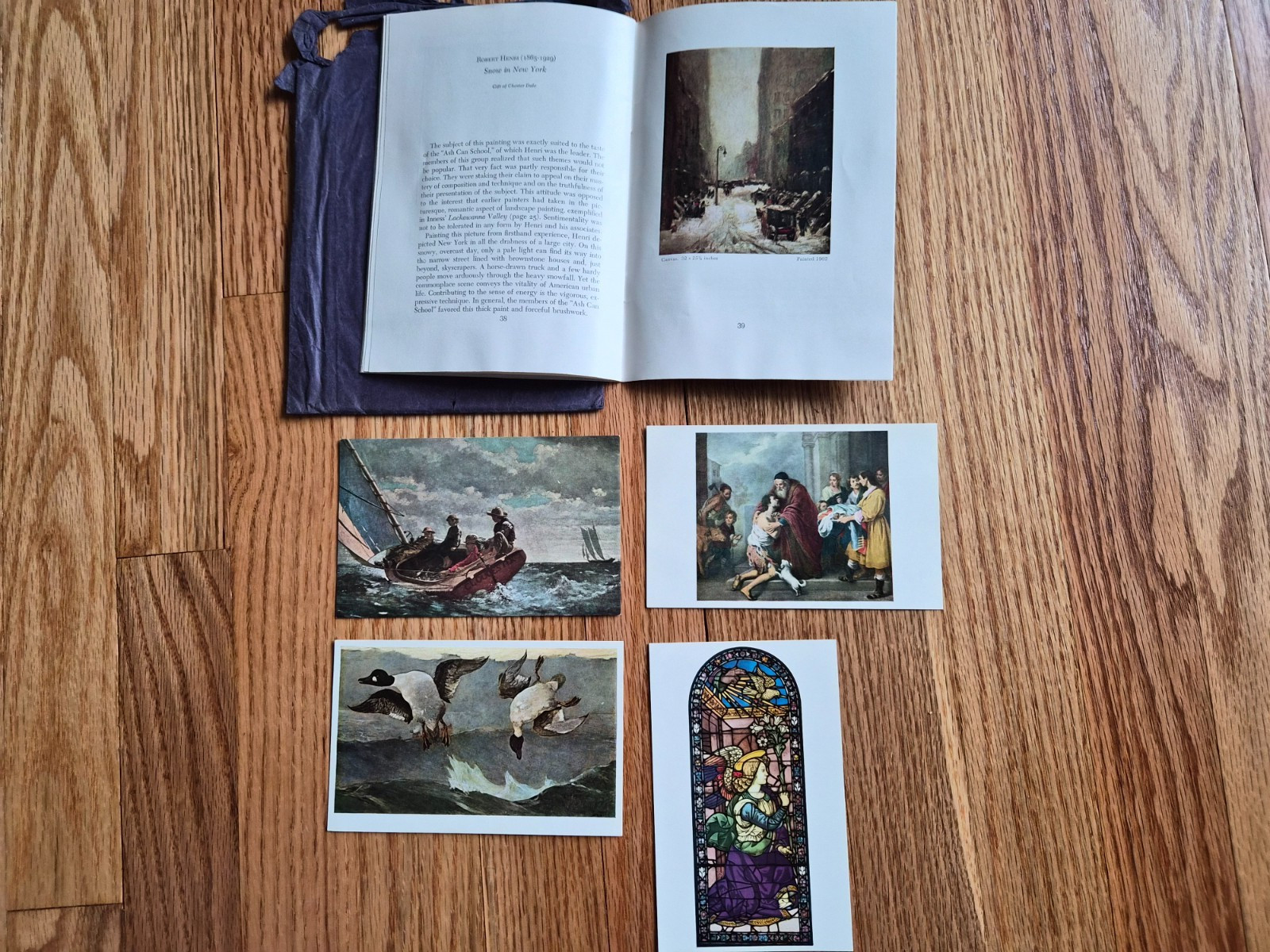 “American Painting” In The National Gallery Of Art Booklet Number 1 & Postcards